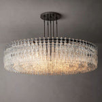Marignan Modern Crystal Round Chandelier 60"