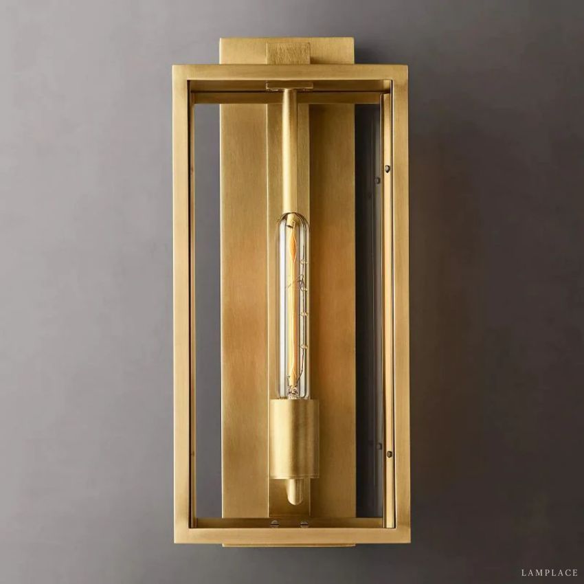Beckman Framed Glass Wall Sconce