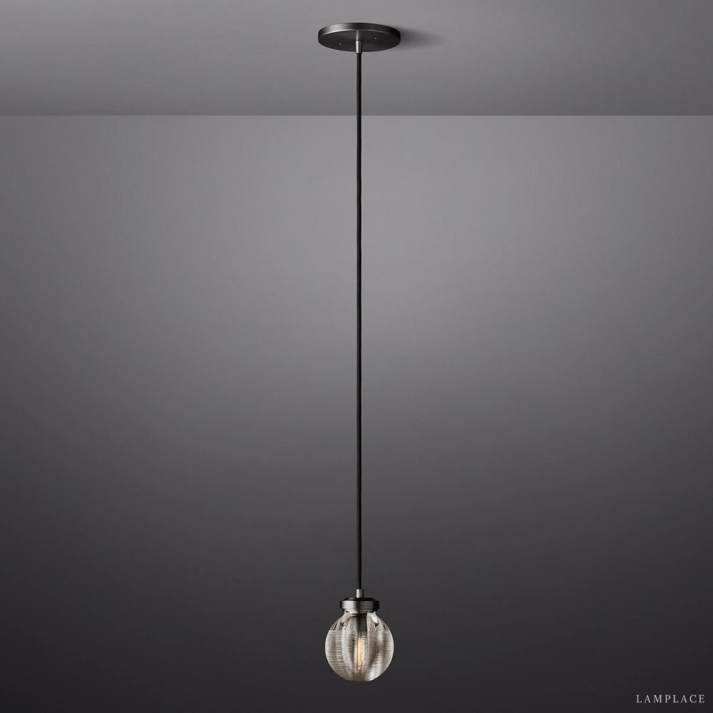 Pearl Carved Inciso Pendant Light