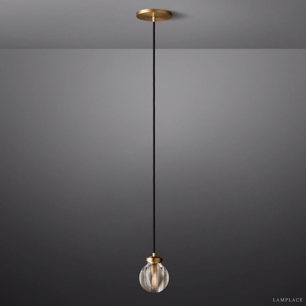 Pearl Carved Inciso Pendant Light