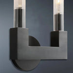 Cannele Ribbed Glass Double Wall Sconce
