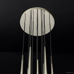 Aquitaine Faceted Cluster Round Chandelier 30"