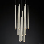 Aquitaine Faceted Cluster Round Chandelier 18"