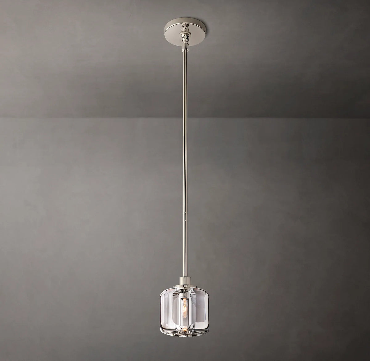 Demaret Sculpted Crystal Pendant Light