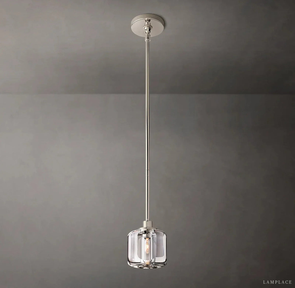 Demaret Sculpted Crystal Pendant Light