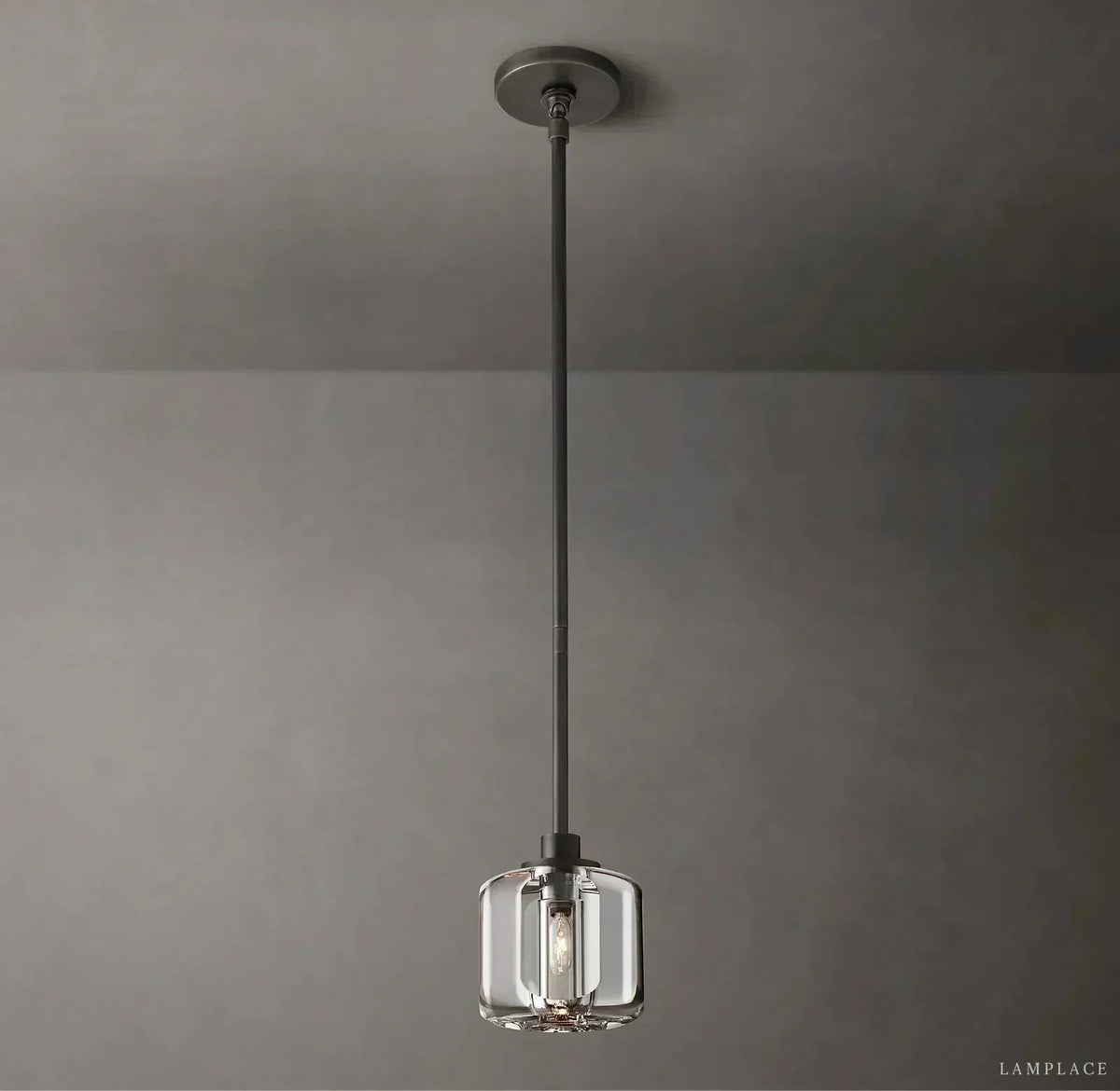 Demaret Sculpted Crystal Pendant Light