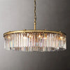 Rhys Beveled Prism Round Chandelier 43"