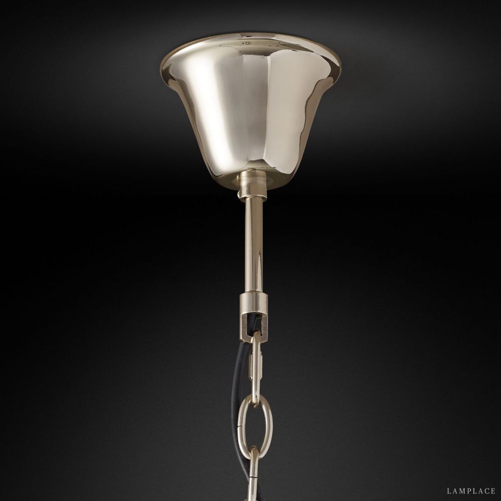 Rhys Beveled Prism Round Chandelier 43"