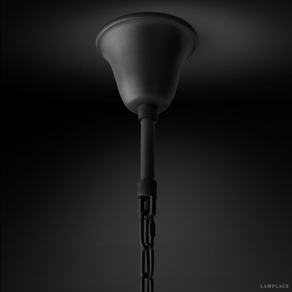 Rhys Beveled Prism Round Chandelier 43"