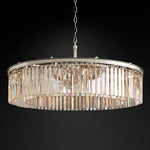 Rhys Beveled Prism Round Chandelier 43"
