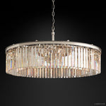 Rhys Beveled Prism Round Chandelier 43"