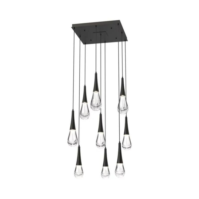 Water Drop Liquid Square Chandelier