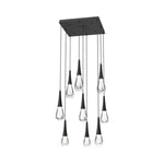 Water Drop Liquid Square Chandelier