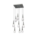 Water Drop Liquid Square Chandelier