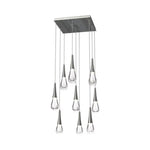 Water Drop Liquid Square Chandelier