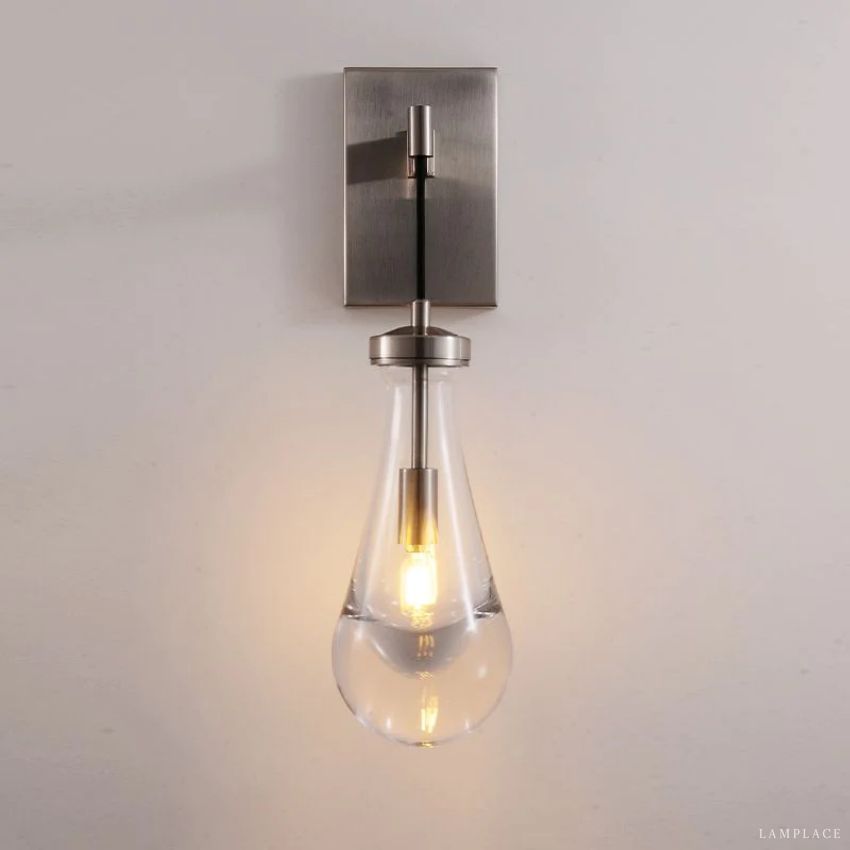 Rain Aura Glass Wall Sconce