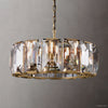 Harlow Faceted Crystal Round Chandelier 31"
