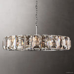 Harlow Faceted Crystal Round Chandelier 60"