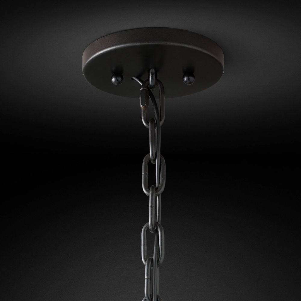 Harlow Faceted Crystal Round Chandelier 60"