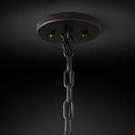 Harlow Faceted Crystal Round Chandelier 31"