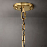 Harlow Faceted Crystal Round Chandelier 43"