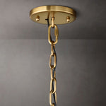 Harlow Faceted Crystal Round Chandelier 60"
