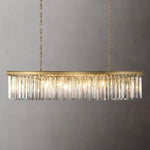 Rhys Beveled Prism Linear Chandelier 49"