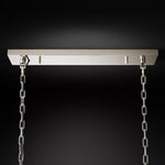 Rhys Beveled Prism Linear Chandelier 49"