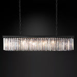 Rhys Beveled Prism Linear Chandelier 49"