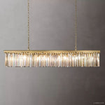 Rhys Beveled Prism Linear Chandelier 60"
