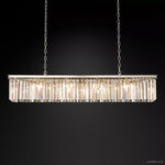 Rhys Beveled Prism Linear Chandelier 60"