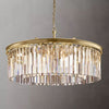 Rhys Beveled Prism Round Chandelier 32"
