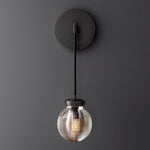 Pearl Carved Inciso Wall Sconce