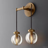 Pearl Carved Inciso Double Wall Sconce