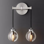 Pearl Carved Inciso Double Wall Sconce