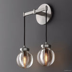 Pearl Carved Inciso Double Wall Sconce