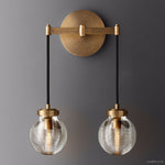 Pearl Carved Inciso Double Wall Sconce