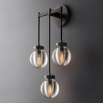 Pearl Carved Inciso Triple Wall Sconce