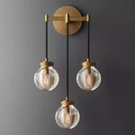 Pearl Carved Inciso Triple Wall Sconce