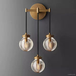 Pearl Carved Inciso Triple Wall Sconce