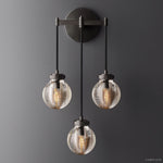 Pearl Carved Inciso Triple Wall Sconce