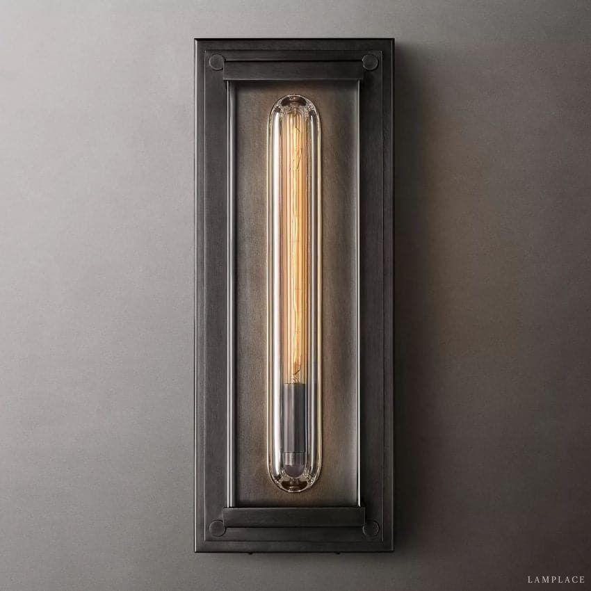 Savile Crystal Block Grand Square Wall Sconce