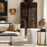 Sirene Draped Glass Wall Sconce
