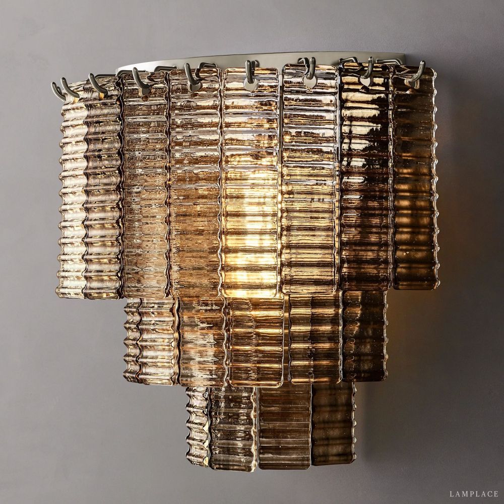Sirene Draped Glass Wall Sconce