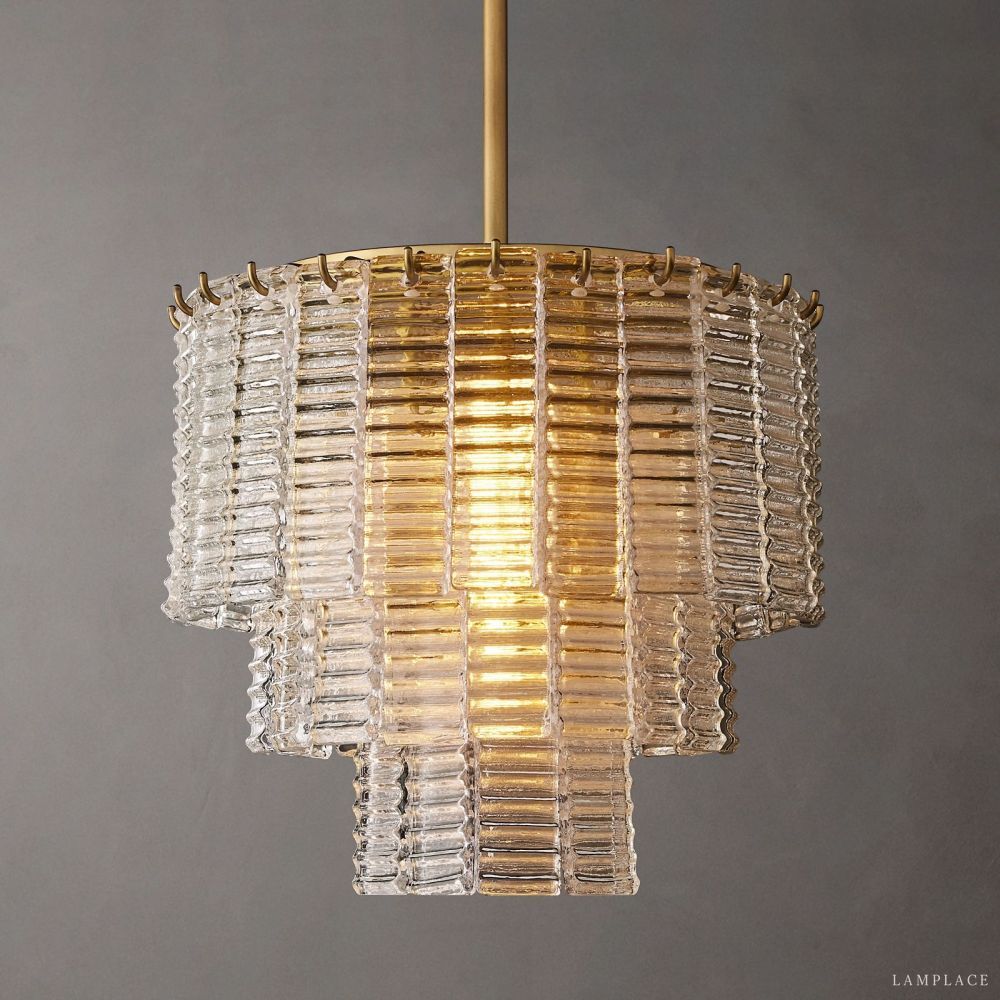 Sirene Draped Glass Pendant Light