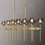 Boule De Radiant Crystal Double Linear Chandelier 60"