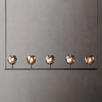 Boule De Radiant Crystal Linear Chandelier 48"