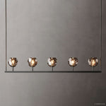 Boule De Radiant Crystal Linear Chandelier 48"