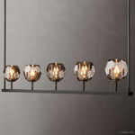 Boule De Radiant Crystal Linear Chandelier 48"