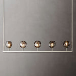 Boule De Radiant Crystal Linear Chandelier 48"